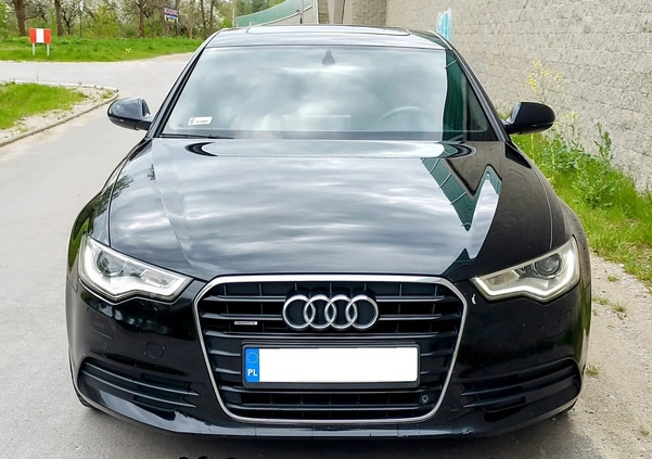 Audi A6 cena 60900 przebieg: 114000, rok produkcji 2014 z Łódź małe 277